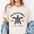 thumbnail image 2 of Gulf of Mexico Turtle T-Shirt – Tribal Sea Turtle Graphic Tee, Retro Ocean Beach Vibes Shirt, Unisex Coastal Vacation Top, 2 of 7