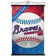 thumbnail image 3 of MLB Atlanta Braves - Logo 13 Wall Poster with Magnetic Frame, 22.375" x 34", 3 of 3