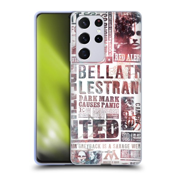 Head Case Designs Officially Licensed Harry Potter Deathly Hallows XXV Bellatrix Lestrange Soft Gel Case Compatible with Samsung Samsung Galaxy S21 Ultra 5G