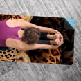 thumbnail image 5 of Leopard Gym Towel with Storage Bag, 72.8"x26.8" Suitable for Yoga, Pilates, Fitness, etc. - Yoga Blanket, Gym Towels, Yoga Towel, 5 of 6