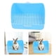 thumbnail image 5 of Caja de Arena para Conejos, Entrenador de Inodoro, Bandeja para Mascotas con Orinal de Rejilla para Chinchilla, Hámster, Conejo, Suministros, Accesori Azul Colco bandeja de arena para conejos, 5 of 8