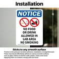 thumbnail image 3 of (2 Pack) No Food Or Drink Allowed Sign, 3 of 7