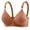 Khaki Bra for Women, variant on AINIYS Secure Fit Bra for Women Wireless Thin Fabric Bralettes Bralette Soft Cup Bra Breathable Everyday Bras Black 42