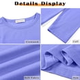 thumbnail image 4 of MOSHU 3 Pack T Shirts for Women Crew Neck Long Sleeve Womens shirts Casual Loose Fit Fall Tops, 4 of 8
