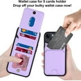 thumbnail image 3 of Magnetic Wallet Case for iPhone 14 Pro Max -Compatible with Magsafe-with Detachable Card Holder for Phone case Kickstand,Shockproof and Durable Phone Cover for iPhone 14 Pro Max(Purple), 3 of 8