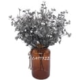 thumbnail image 5 of Artificial Silver Plants for Christmas Decor, Plastic Grass Faux Shrubs Fake Leaves Simulation Bushes for Indoor/Outdoor Decor, Table Centerpieces, Planter Filler -Silver Flowers 2 Pack, 5 of 16