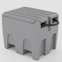 Acekid Portable Diesel & Gasoline Fuel Tank - 44 Gallon, 12V Electric Transfer Pump, Auto Fueling Nozzle, 360° Swivel Connector, 13.1ft Rubber Hose, Mobile Refueling Station