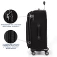 thumbnail image 4 of Equipaje Travelpro Platinum Elite Softside de 25 pulgadas, color negro, 4 of 7