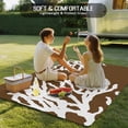 thumbnail image 4 of Coral Brown Outdoor Rug 5x8 Ft - Reversible Patio Rug Outdoor Camping Rugs, White Coastal Ocean Marine Nautical Beach Washable Indoor Outdoor Area Rugs, Non-Slip Outdoor Carpet Runner for Deck/Porch, 4 of 8