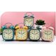 thumbnail image 2 of Alarm Clocks For Bedrooms, Square Alarm Clock , Student Home Decoration Desktop Clock(Grey), 2 of 5