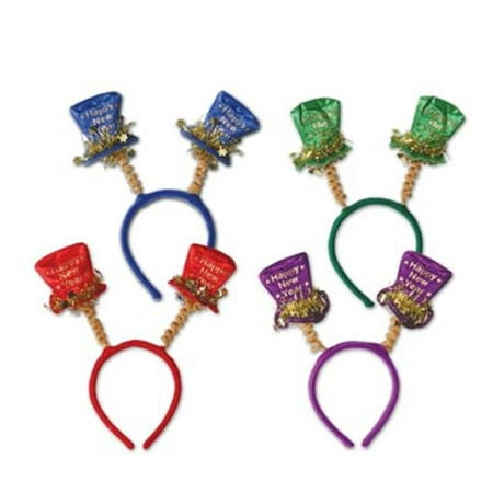 UPC 034689807681 product image for Beistle - 80768 - Happy New Year Top Hat Boppers- Pack of 12 | upcitemdb.com