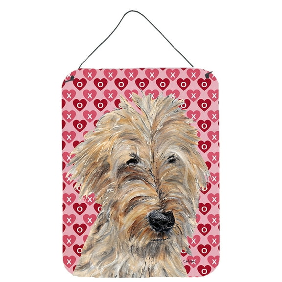 Golden Doodle Hearts and Love Wall or Door Hanging Prints
