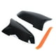 thumbnail image 3 of 51167308684, Tapa De Espejo Retrovisor 2 Piezas Elegante Negro Brillante ABS Antienvejecimiento Para Automóvil Fyydes Side Mirror Cap, 3 of 8