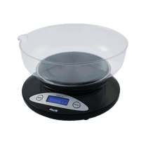 American Weigh Scales 2K (4.4Lb)-Bowl-Black Removable Plastic Bowl Scale In Color Black
