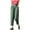 Green Pants for women, variant on HAPIMO Capri Straight Cotton Linen Pants for Women Summer Drawstring Casual Pocket High Elastic Waist Relaxed Trousers Fashion Solid Red L