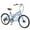 Blue, variant on Ambifirner Beach Cruiser Bike for Women, 24 inch City Bike with Large Capacity Basket, 6 Speed, Women City Commuter Bicycle for Cycling, Exercise, Shopping