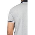 thumbnail image 4 of X RAY Men's Slim Athletic Fit Short Sleeve Performance Stretch Cotton Polo Shirt, Light Heather Grey, Large, 4 of 8