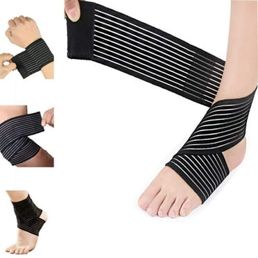 Ankle Wrap Brace Support for Plantar Fasciitis Pain Relief, Foot Compression Bandage for Men and Women, One Size Fit Most