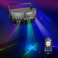 thumbnail image 2 of Luz de escenario con haz de color completo, 64 patrones, compatible con modo automático y sonido, 2 of 8