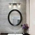 thumbnail image 2 of Costway 3-Light Wall Sconce Modern Bathroom Vanity Light Fixtures with Clear Glass Shade, 2 of 9