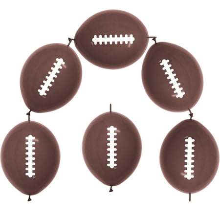 Betalic NFL Super Bowl Party 20 Pack 12" Link-O-Loon Balloons Chocolate Brown