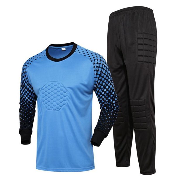 inhzoy Boys Goalkeeper Soccer Jersey and Pants Football Goalie Keeper