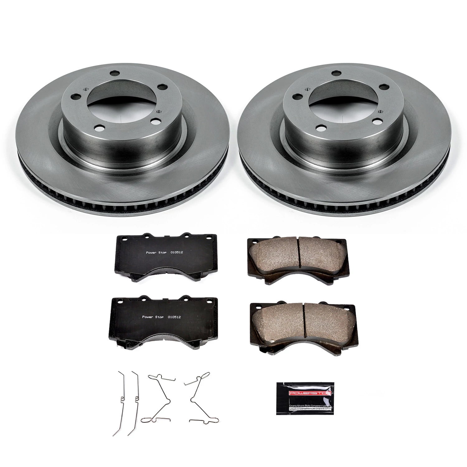 Power Stop Front Stock Replacement Brake Pad and Rotor Kit KOE2952