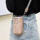 thumbnail image 4 of Bolso de mensajero sólido para mujer con correa de guitarra Bolso de viaje al aire libre de cuero genuino, 4 of 9