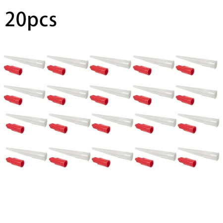 

Silicone Tube Nozzle Cap Re-sealable Mastic Cartridge Spare Nozzles Screw Cover