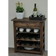 thumbnail image 3 of Sunset Trading Cottage Wine Server with Drawer | Raftwood Brown, 3 of 4