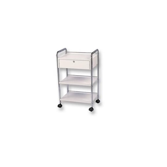 Wood Cart with 1 Drawer