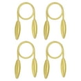 thumbnail image 1 of Unique Bargains Creative Curtain Tiebacks Clips Decorative Window Drape Twist Tie Backs, Gold 4 Pack, 1 of 6