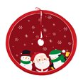 thumbnail image 1 of (Copo Nieve Feliz Navidad) (Diámetro 60 Cm) Falda Navidad Fiesta Navideña Fondo A Cuadros Alce Creativo Suministros Navidad, 1 of 6
