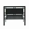 thumbnail image 5 of PAPROOS Twin Metal Bed Frame, Sturdy Steel Platform Bed Frame with Modern Black Design, No Box Spring Needed, Noise-Free Support, Easy Assembly for Bedroom, 5 of 12