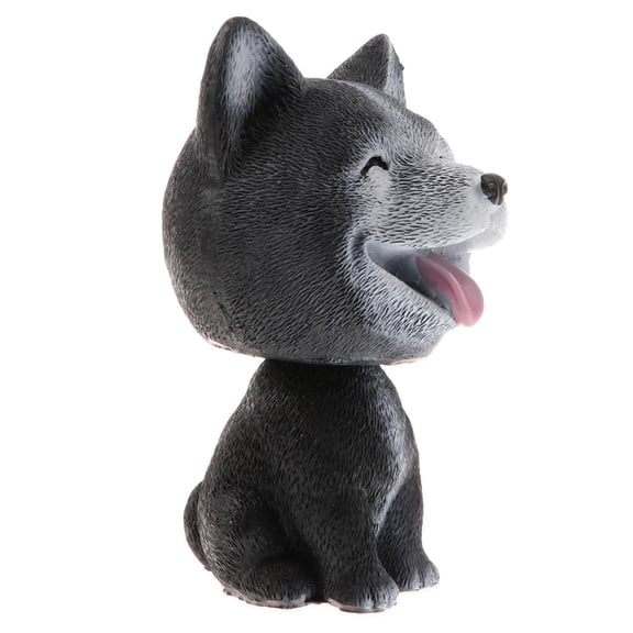 Shaking Head Husky Lucky Dog Puppy Bobbing Heads Bobblehead iaml Figures Car Dashboard Auto Decoration