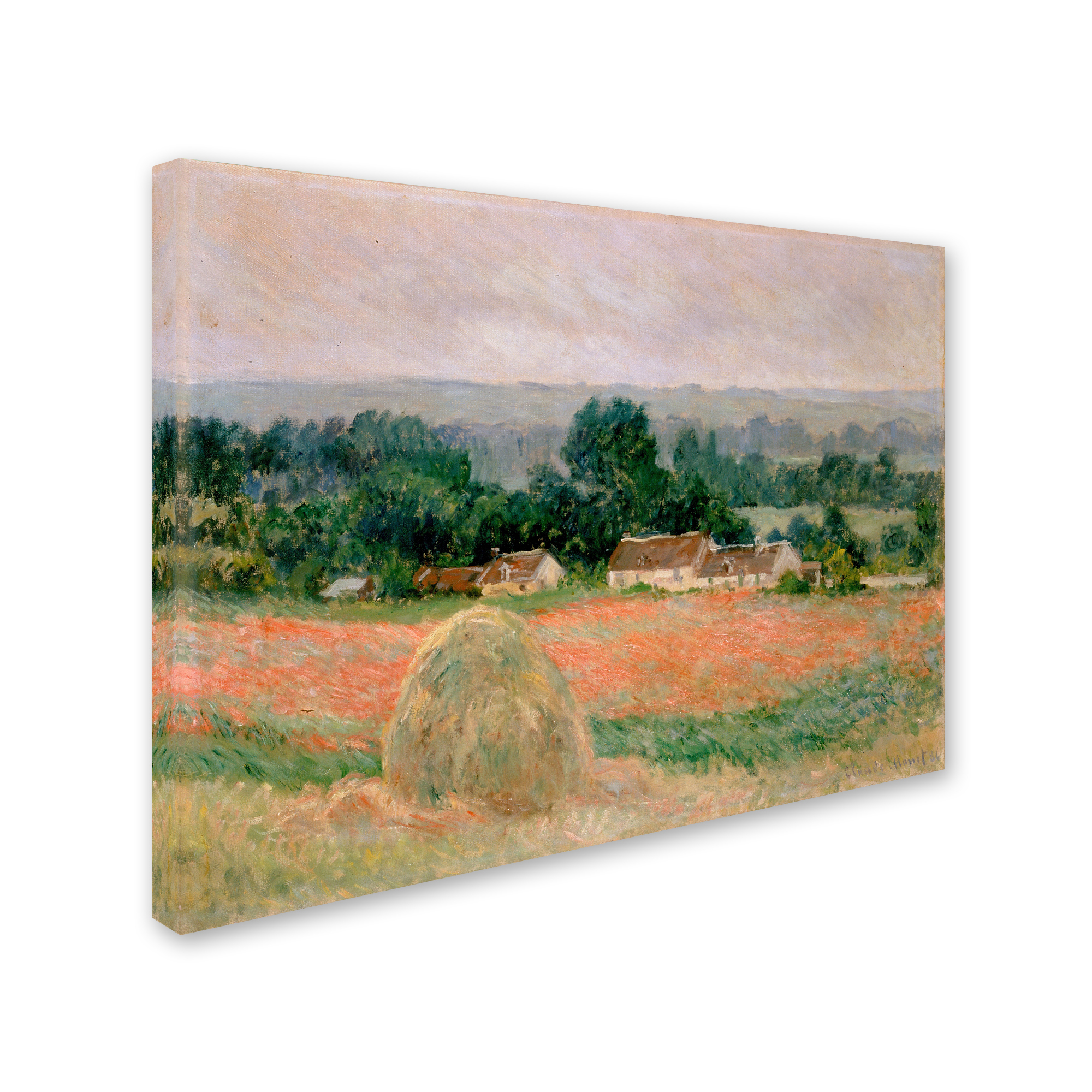 Monet 'Haystacks At Giverny' Canvas Art