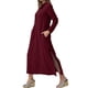 thumbnail image 2 of Vestido largo de fiesta para mujer Vestidos largos holgados de fiesta Kaftan sólido Vestido largo suelto de algodón Loungewear, 2 of 4
