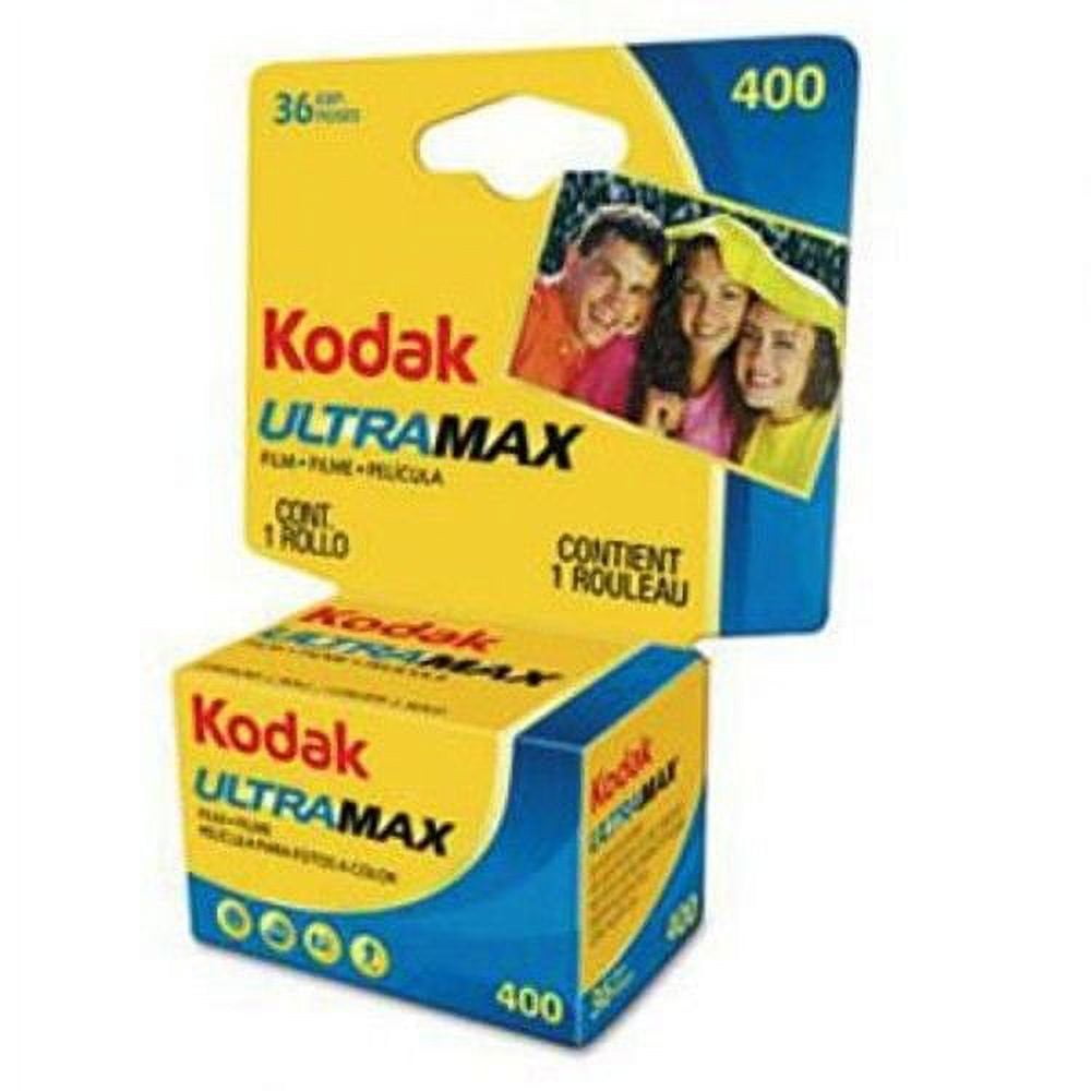 3 Pack Kodak Ultramax GC 400 ISO 36 Exposure 35mm Color Film (108