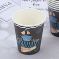 thumbnail image 1 of Mobutofu Multi Color Paper Cups for Graduation Celebration Tableware 11.8X3.0X3.0in, 1 of 4