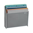 thumbnail image 6 of Mind Reader Vertical File Desktop Organizer, Wall Mount, Metal, 12.5"L x 3.75"W x 11.5"Height, Silver, 6 of 9