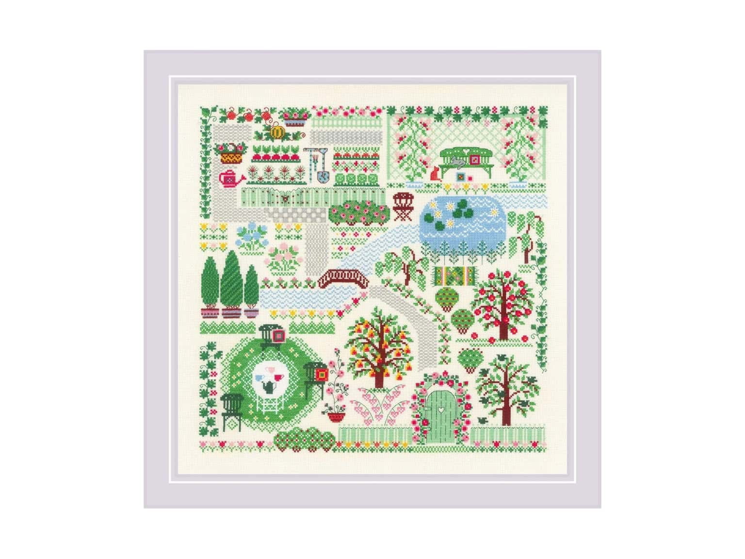 Riolis Cross Stitch Kit Garden