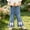 A Blue, variant on Kids Girls Denim Pants Cute Bowknots Elastic Waist with Pockets Summer Casual Trendy Jean Pants B Blue Size 3