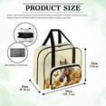 thumbnail image 6 of ZIATUBLE Horse Sunflower Sewing Machine Storage Bag Butterfly with Zippers Carrying Travel Storage Washable Portable Cover Tote Bag Universal Carrying and Storage Sewing Machine Case, 6 of 7