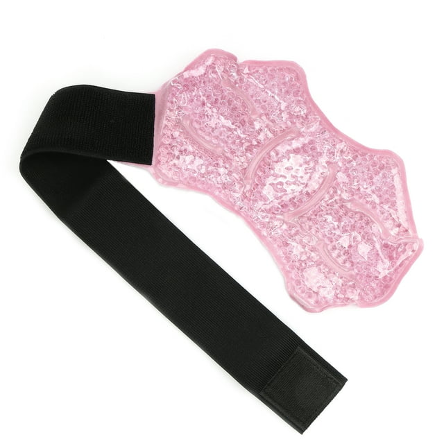 Compresse de Gel Rafraîchissante pour Genou, Soulage la Fatigue Compresse Chaude Froide Compresse de Gel Réutilisable pour le Soulagement de la Douleur Rose,Noir,Violet,Gris,Or,Vert