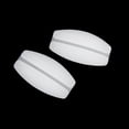 thumbnail image 2 of Almohadillas antideslizantes de silicona suave para tirantes de sujetador para mujer Blanco claro, 2 of 9