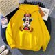 thumbnail image 3 of Sudadera con capucha de Mickey Mouse para niños y niñas, ropa de calle Harajuku, Minnie, Disney, dulce Y2k, 3 of 5