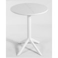 thumbnail image 3 of Mesa Redonda Tipo Bistró para Interior y Exterior 60 cm con Base Central – Diseño Moderno EKE Life Home, 3 of 5