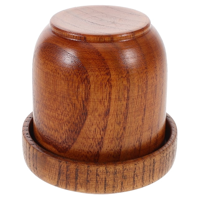 ColoMX 1 juego de dados de madera, vaso agitador de dados, vasos de dados de barra con tapas y dados para juegos de mesa nocturnos, recuerdos de fiesta