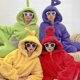 thumbnail image 1 of Disfraces de Teletubbies unisex Disi Onesies Lala Cosplay Pijamas Adultos Pijamas Animal Ropa de dormir Mono, 1 of 5
