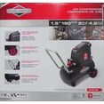 thumbnail image 4 of Briggs & Stratton 0300841 Steel 1.5HP 90 PSI 1-Stage Oil-Free Air Compressor 8-Gallon, 4 of 6
